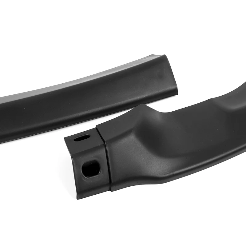 For 2015-2019 BMW F80 F82 F83 M3 M4 GT-Style Matt Black Front Bumper Spoiler Lip  3-PCS - Image 2