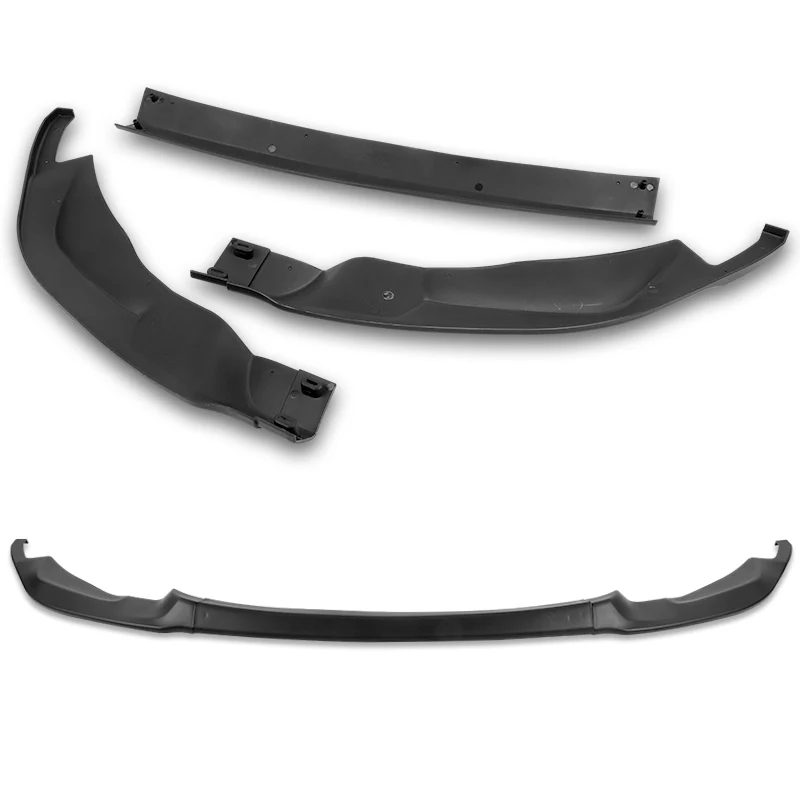 For 2015-2019 BMW F80 F82 F83 M3 M4 GT-Style Matt Black Front Bumper Spoiler Lip  3-PCS - Image 3