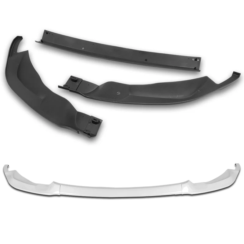 For 2015-2019 BMW F80 F82 F83 M3 M4 GT-Style Painted White Front Bumper Body Lip  3-PCS - Image 2