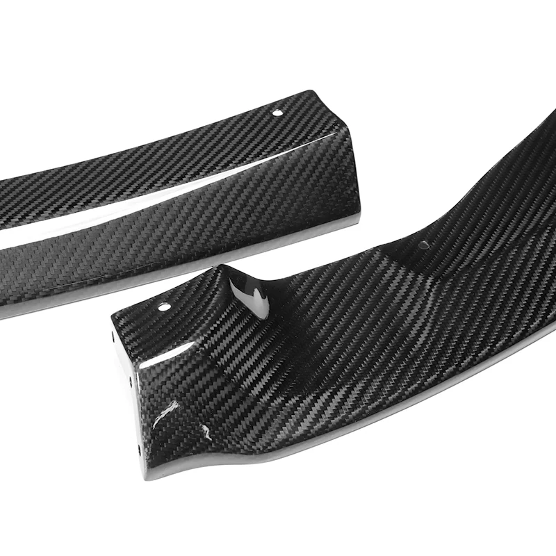 For 2015-2019 BMW F80 F82 M3 M4 GT-Style Carbon Fiber Front Bumper Spoiler Lip  3-PCS - Image 2