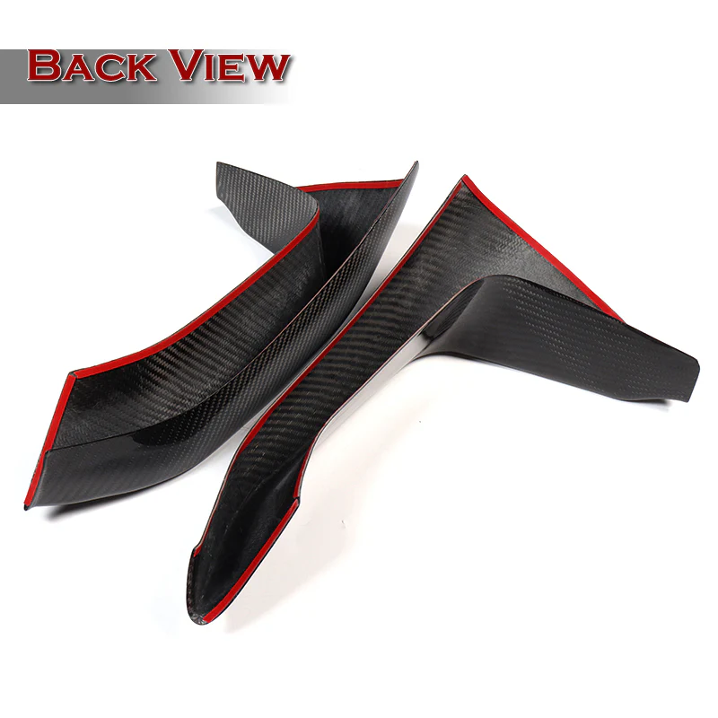 For 2015-2020 BMW F80 F82 F83 M3 M4 Real Carbon Fiber Front Bumper Body Splitter Spoiler Lip 2PCS - Image 5