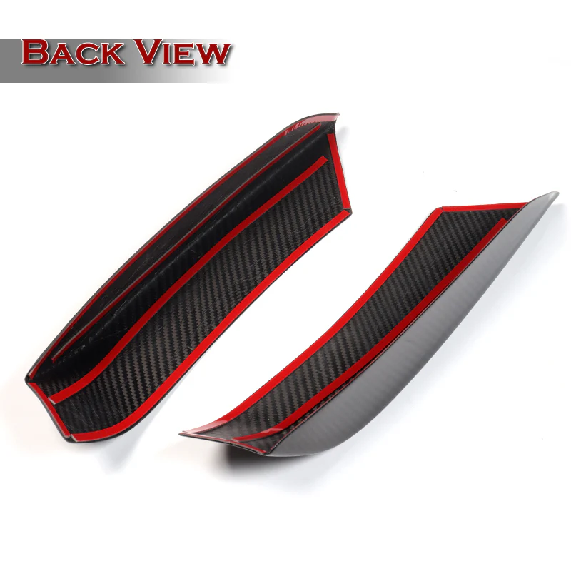 For 2015-2020 BMW F80 F82 F83 M3 M4 Real Carbon Fiber Front Bumper Splitter Canard Lip 2PCS - Image 3