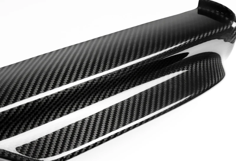 For 2009-2011 BMW E90/E91 M-Tech Real Carbon Fiber Front Bumper Splitter Spoiler Lip 2PCS - Image 2