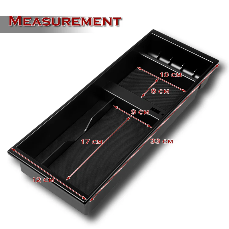 For 2015 - 2020 Ford F-150 Center Console Organizer Tray Armrest Storage Box - Image 4