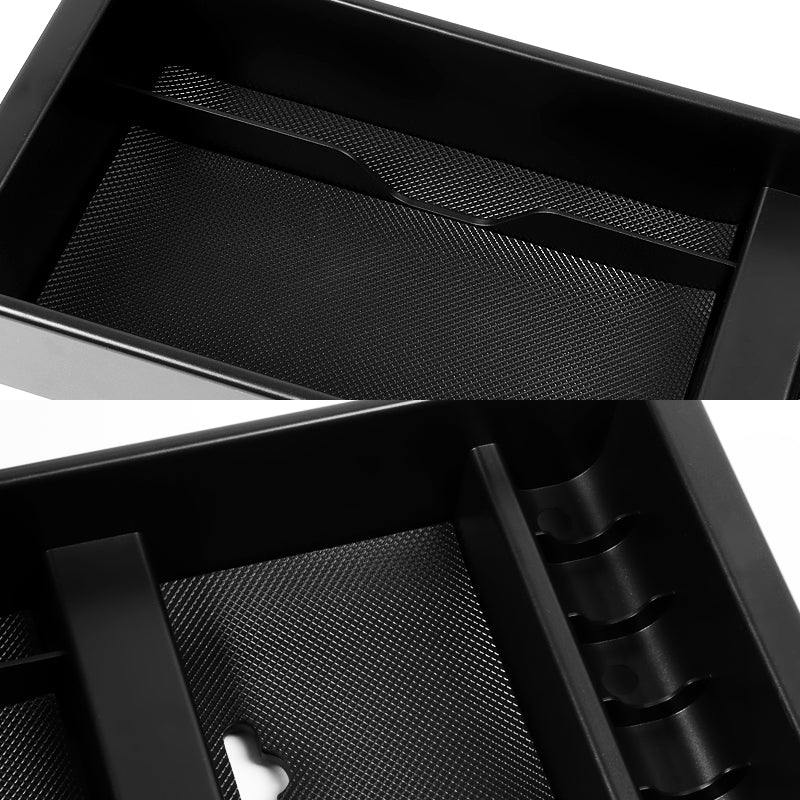 For 2015 - 2020 Ford F-150 Center Console Organizer Tray Armrest Storage Box With Wireless Charger And USB Ports - Image 2
