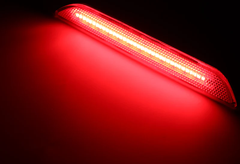 For 2015–2020 Ford Mustang LED Rear Bumper Turn Signal Side Marker Lights -Red Lens - Image 4