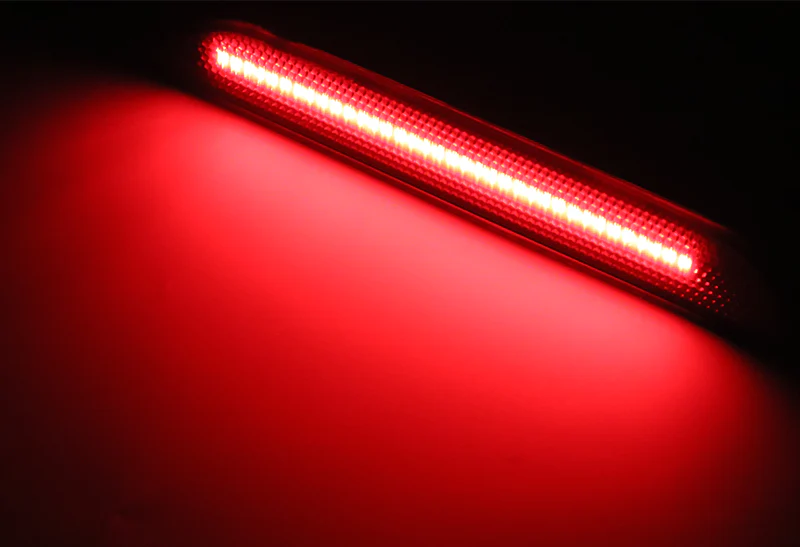 For 2015–2020 Ford Mustang LED Rear Bumper Side Marker Lights -Smoke Lens - Image 4