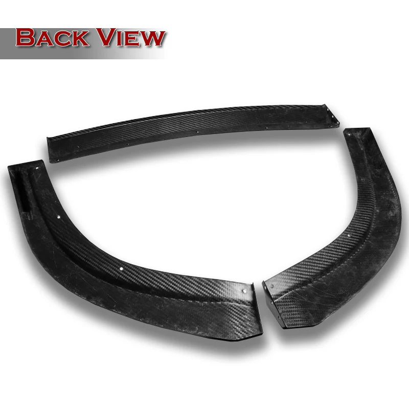 For 2015-2023 Chrysler 300  3-PCS  Real Carbon Fiber Front Bumper Splitter Spoiler Lip - Image 4