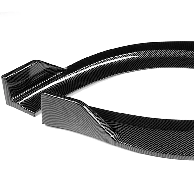 For 2015-2023 Chrysler 300 STP-Style  3-PCS Carbon Look Front Bumper Body Spoiler Lip - Image 3