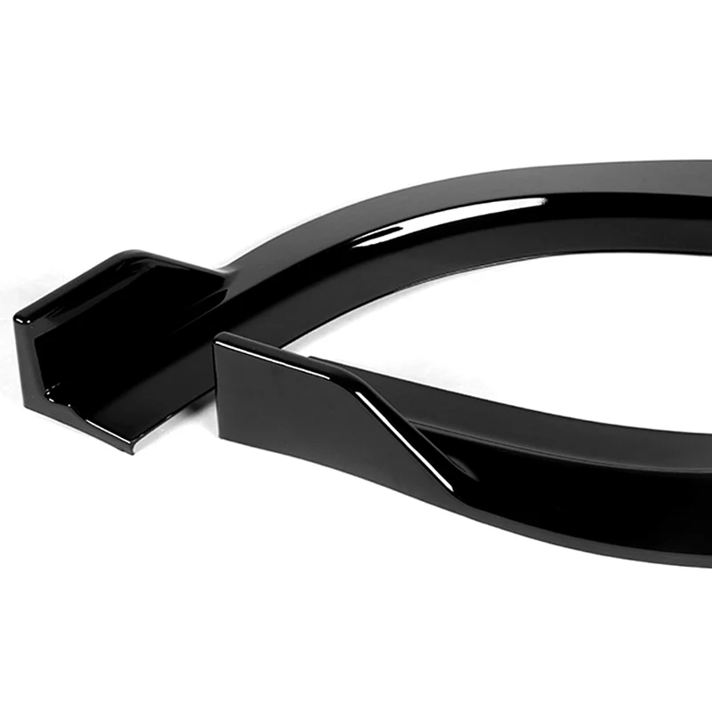 For 2015-2023 Chrysler 300 STP-Style 3-PCS Painted Black Front Bumper Body Spoiler Lip - Image 3