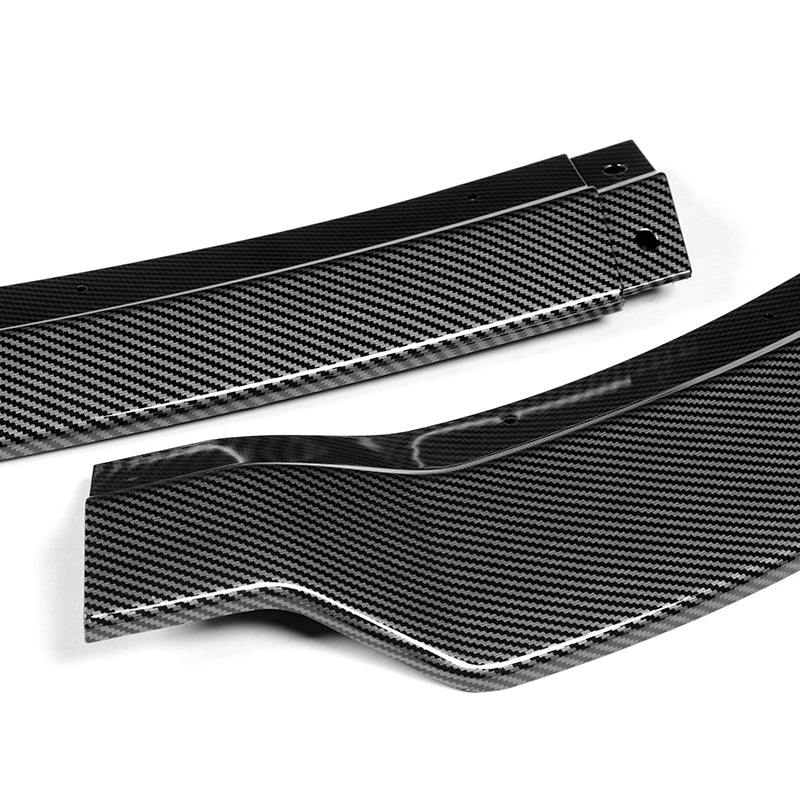 For 2015-2023 Dodge Charger RA-Style Carbon Look Style Front Bumper Splitter Spoiler Lip 3PCS - Image 2