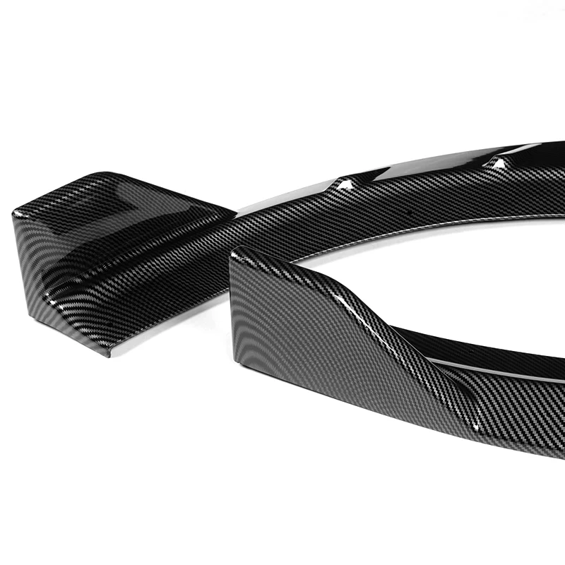 For 2015-2023 Dodge Charger RA-Style Carbon Look Style Front Bumper Splitter Spoiler Lip 3PCS - Image 4