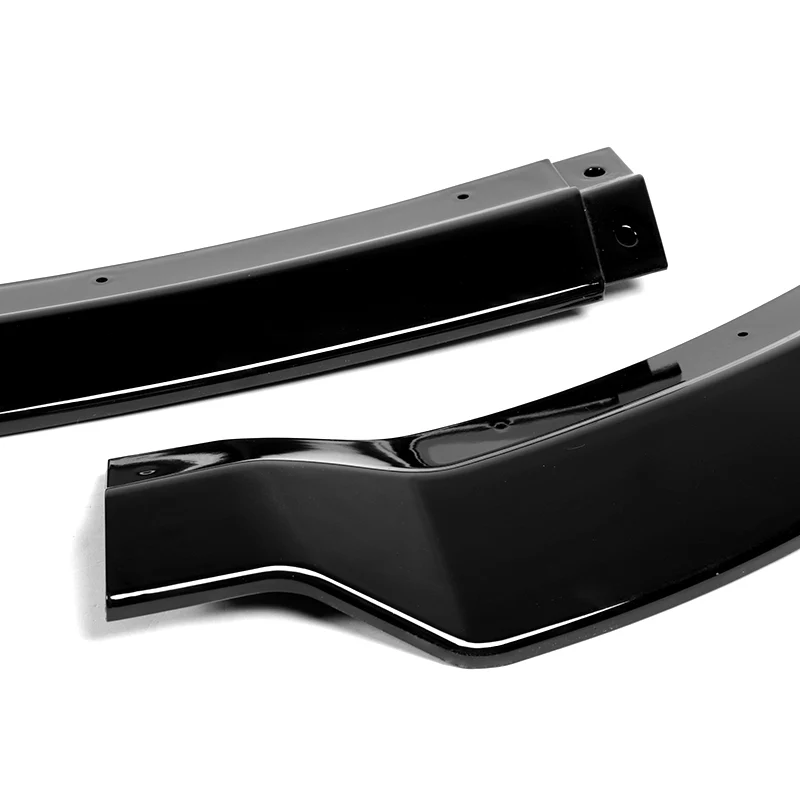 For 2015-2023 Dodge Charger RA-Style Painted Black Front Bumper Splitter Spoiler Lip 3PCS - Image 2