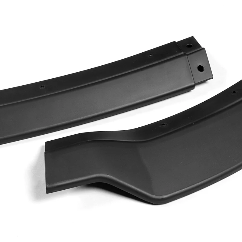 For 2015-2023 Dodge Charger RA-Style Unpainted Matte Black Front Bumper Splitter Spoiler Lip 3PCS - Image 5