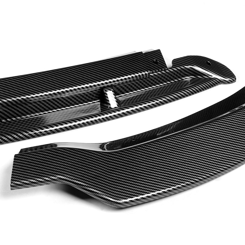 For 2015-2023 Dodge Charger SRT-Style Carbon Look Front Bumper Splitter Spoiler Lip 4-PCS - Image 3