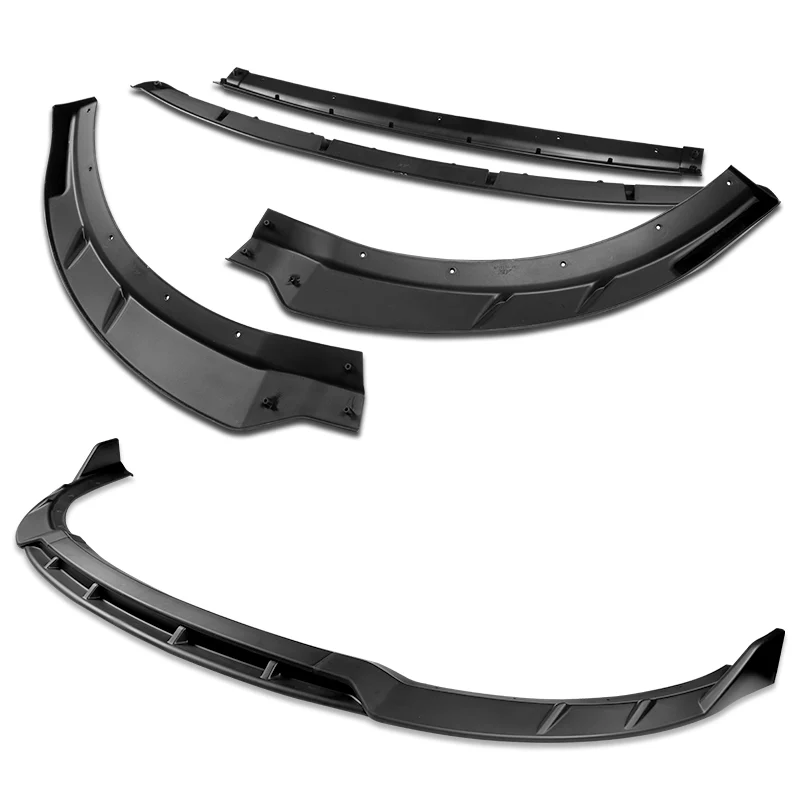 For 2015-2023 Dodge Charger SRT-Style Matte Black Front Bumper Splitter Spoiler Lip 4-PCS - Image 4
