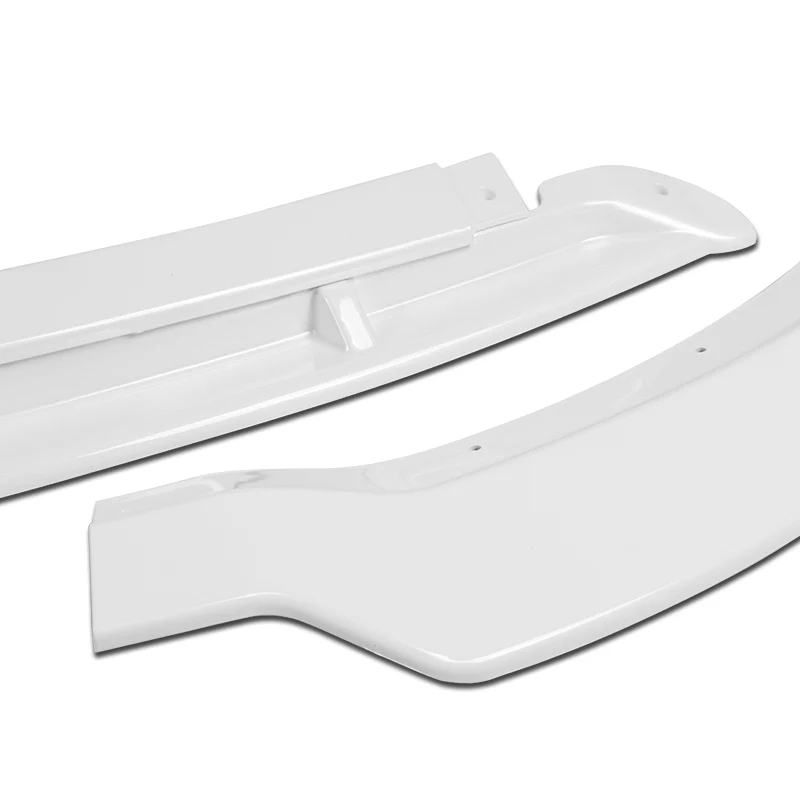 For 2015-2023 Dodge Charger SRT-Style Painted White Front Bumper Splitter Spoiler Lip 4-PCS - Image 3