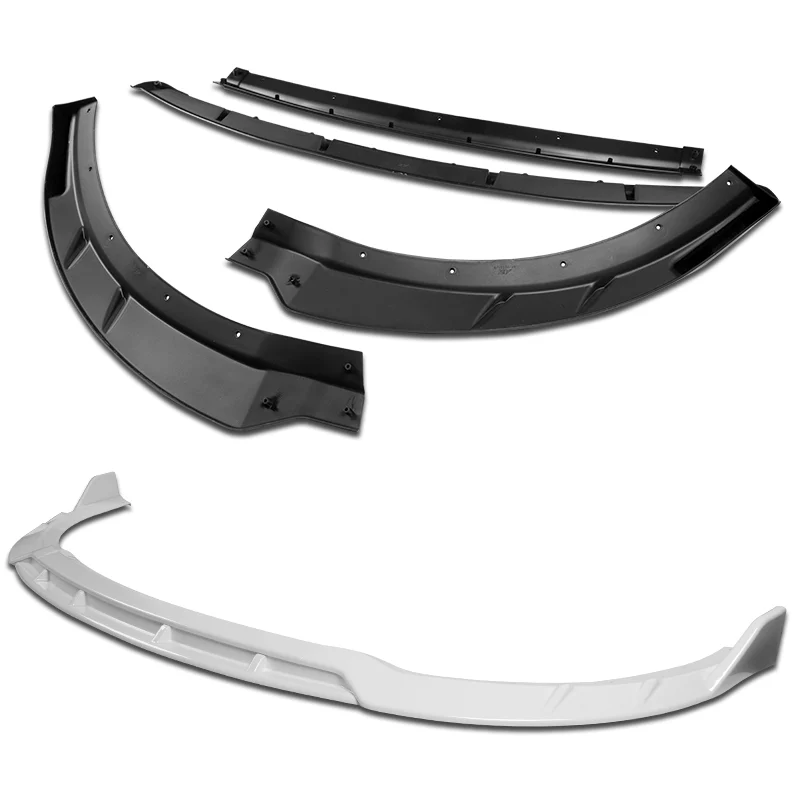 For 2015-2023 Dodge Charger SRT-Style Painted White Front Bumper Splitter Spoiler Lip 4-PCS - Image 4