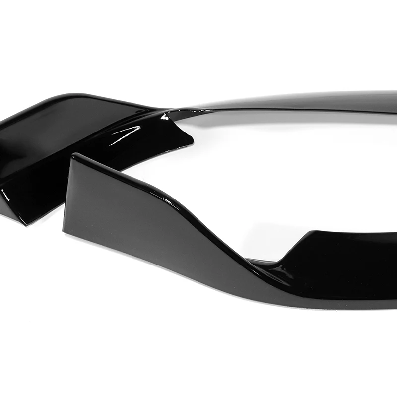 For 2015-2021 Mercedes C63 AMG AP-Style 3-PCS  Painted Black Front Bumper Spoiler Lip - Image 3
