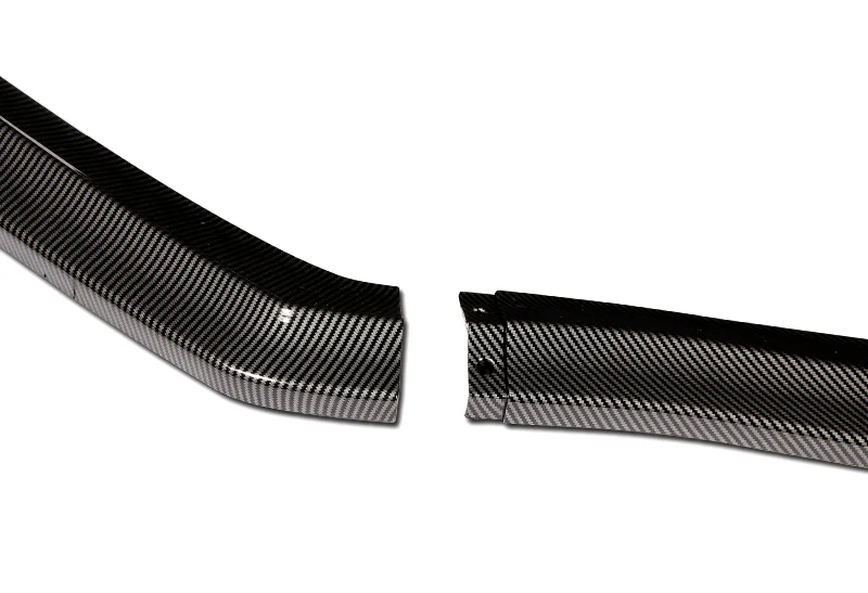 For 2015-2021 Subaru WRX STi CS-Style Carbon Look Front Bumper Splitter Spoiler Lip 3PCS - Image 2