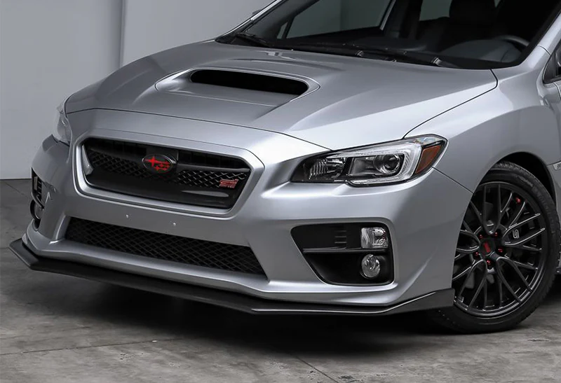 For 2015-2021 Subaru WRX STi CS-Style Matt Black Front Bumper Splitter Spoiler Lip 3PCS - Image 5