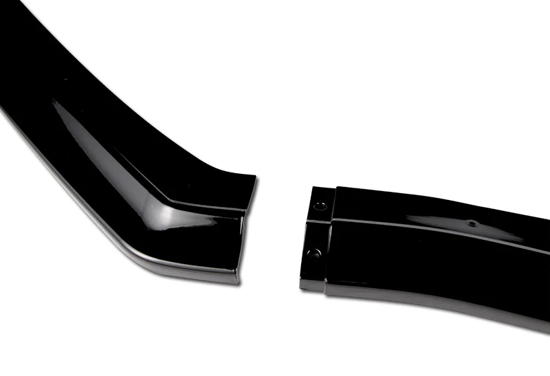 For 2015-2021 Subaru WRX STi CS-Style Painted Black Front Bumper Splitter Spoiler Lip 3PCS - Image 2