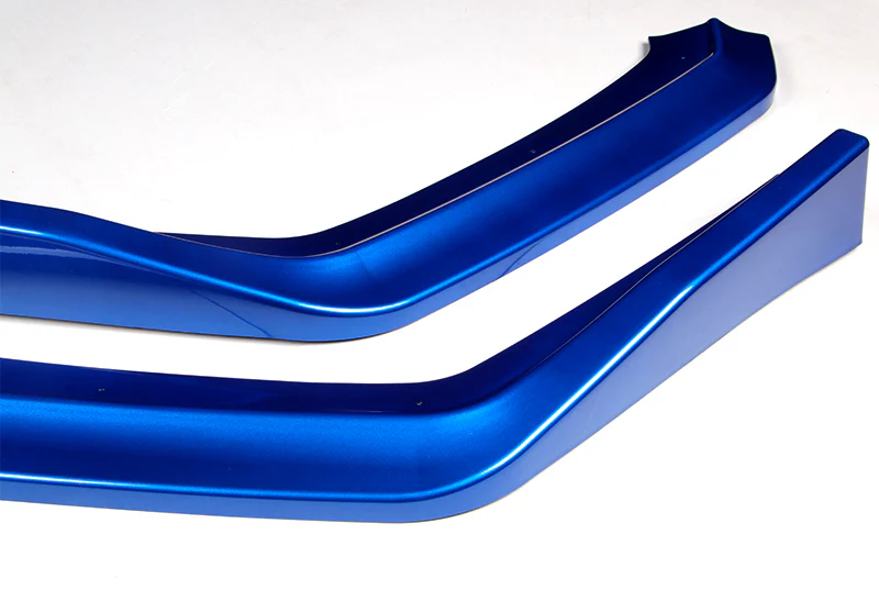 For 2015-2021 Subaru WRX STi CS-Style Painted Blue Front Bumper Splitter Spoiler Lip 3PCS - Image 2