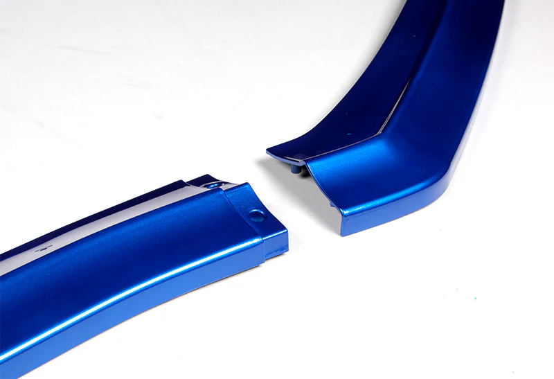 For 2015-2021 Subaru WRX STi CS-Style Painted Blue Front Bumper Splitter Spoiler Lip 3PCS - Image 3