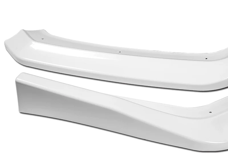 For 2015-2021 Subaru WRX STi CS-Style Painted White Front Bumper Splitter Spoiler Lip 3PCS - Image 3