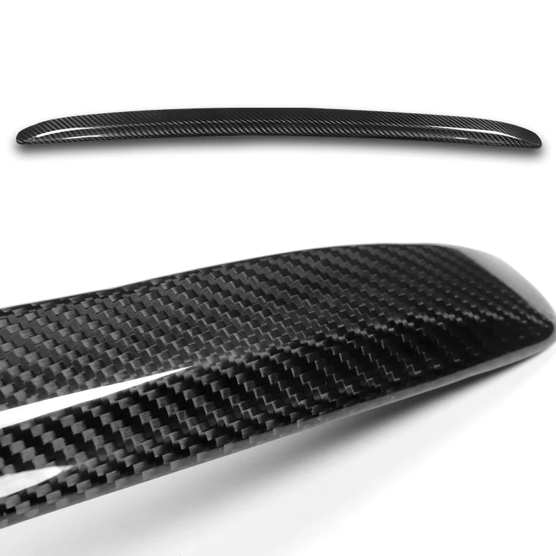 For 2015–2021 Subaru WRX STi Rear Trunk Tailgate Cover Trim -Real Carbon Fiber - Image 2