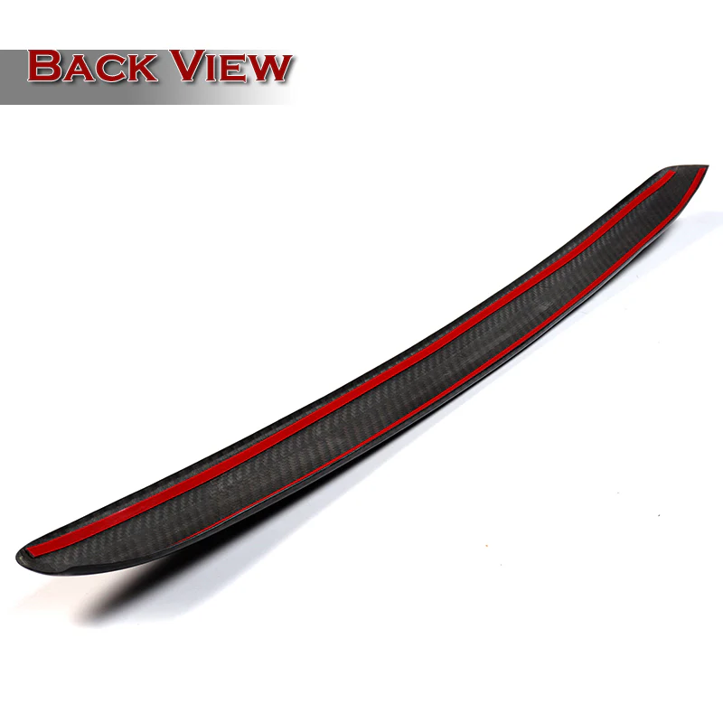 For 2015–2021 Subaru WRX STi Rear Trunk Tailgate Cover Trim -Real Carbon Fiber - Image 4