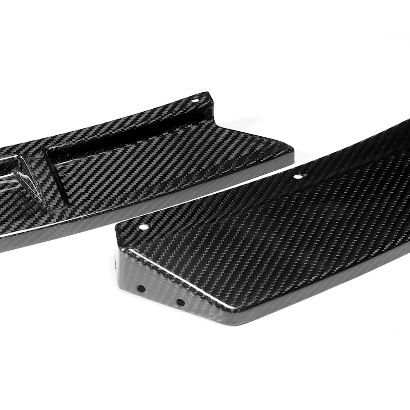 For 2009-2010 Lexus IS250 IS350 GT-Style Carbon Fiber Front Bumper Body Splitter Spoiler Lip 3PCS - Image 2