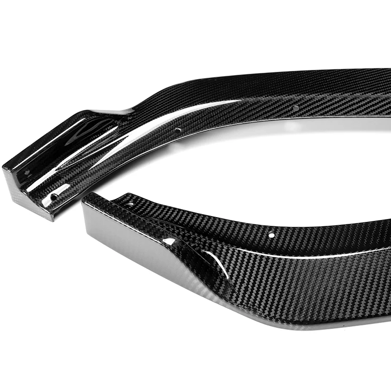For 2009-2010 Lexus IS250 IS350 GT-Style Carbon Fiber Front Bumper Body Splitter Spoiler Lip 3PCS - Image 3