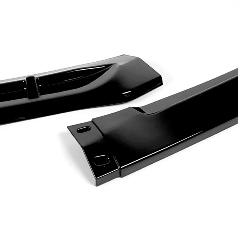 For 2016-17 Honda Accord Sedan Painted Black STP-Style 3-Piece Front Bumper Body Spoiler Splitter Lip Kit + FREE GIFT - Image 6