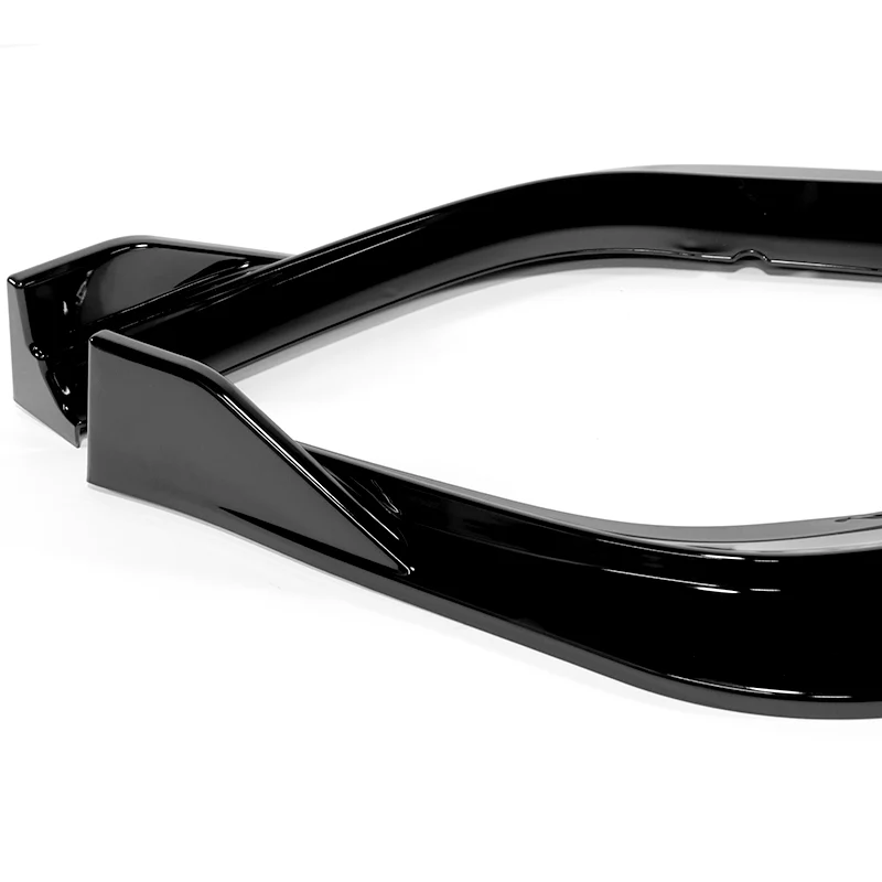 For 2016-2018 Acura ILX Sedan 3-PCS Painted Black Front Bumper Spoiler Splitter Lip - Image 3
