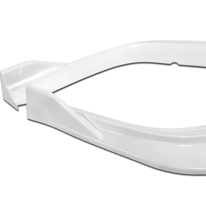 For 2016-2018 Acura ILX Sedan 3-PCS Painted White Front Bumper Spoiler Splitter Lip - Image 3
