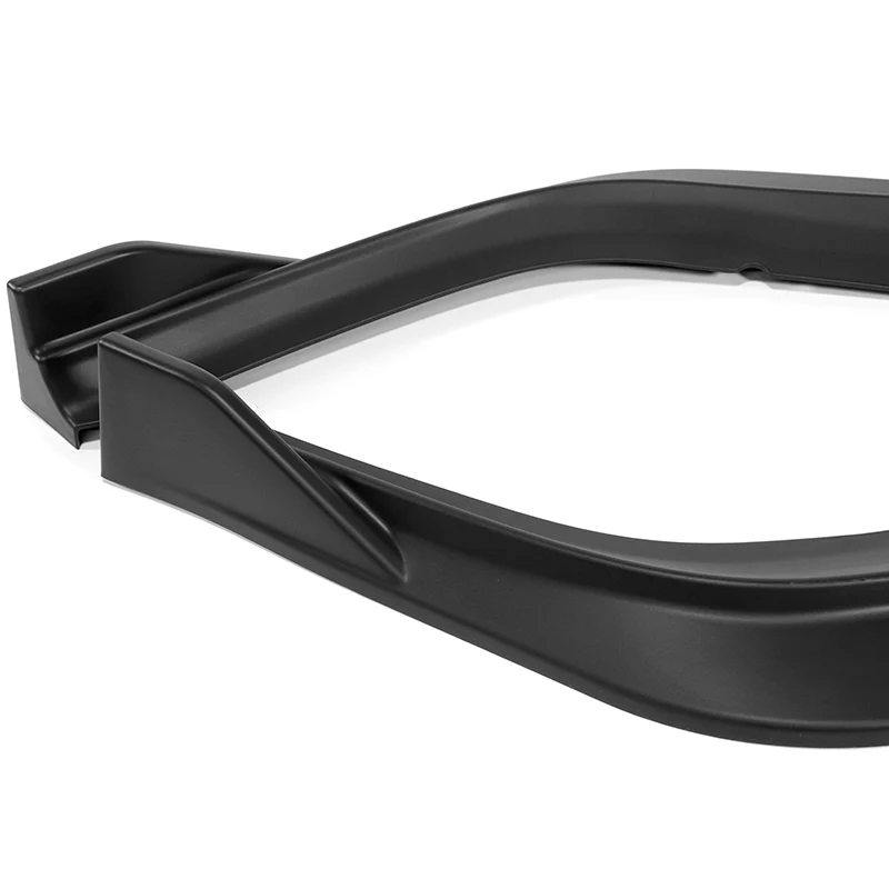 For 2016-2018 Acura ILX Sedan/4DR 3-PCS Matt Black Front Bumper Spoiler Splitter Lip - Image 3