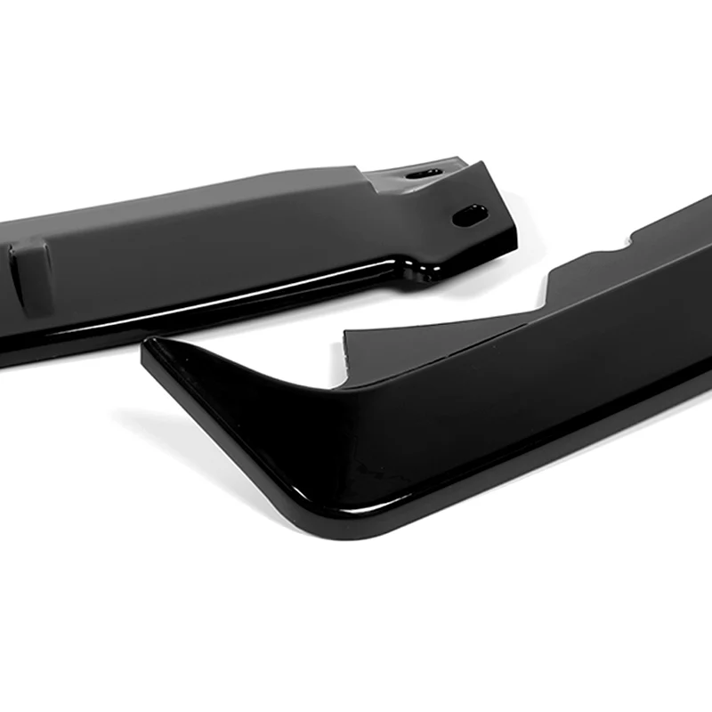 For 2016-2018 Nissan Altima 4 DOOR  3-PCS  Painted Black Front Bumper Splitter Spoiler Lip - Image 3