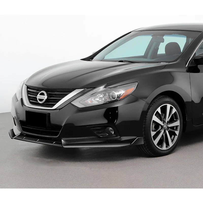 For 2016-2018 Nissan Altima 4 DOOR  3-PCS  Painted Black Front Bumper Splitter Spoiler Lip - Image 5