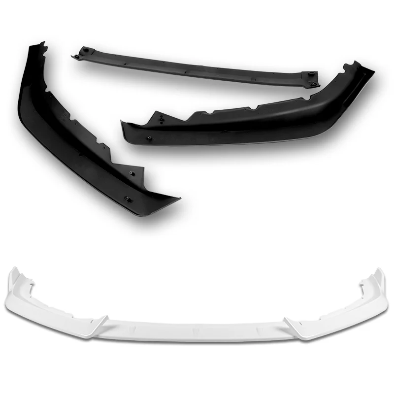 For 2016-2018 Nissan Altima 4 DOOR 3-PCS Painted White Front Bumper Splitter Spoiler Lip - Image 3