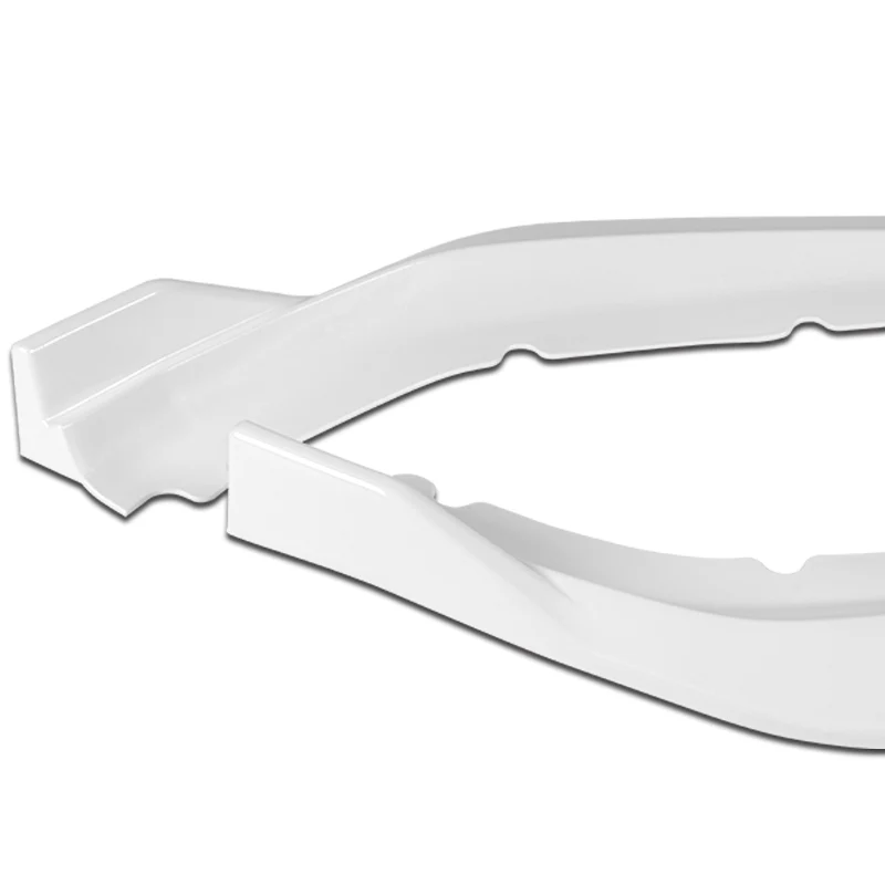 For 2016-2018 Nissan Altima 4 DOOR 3-PCS Painted White Front Bumper Splitter Spoiler Lip - Image 4