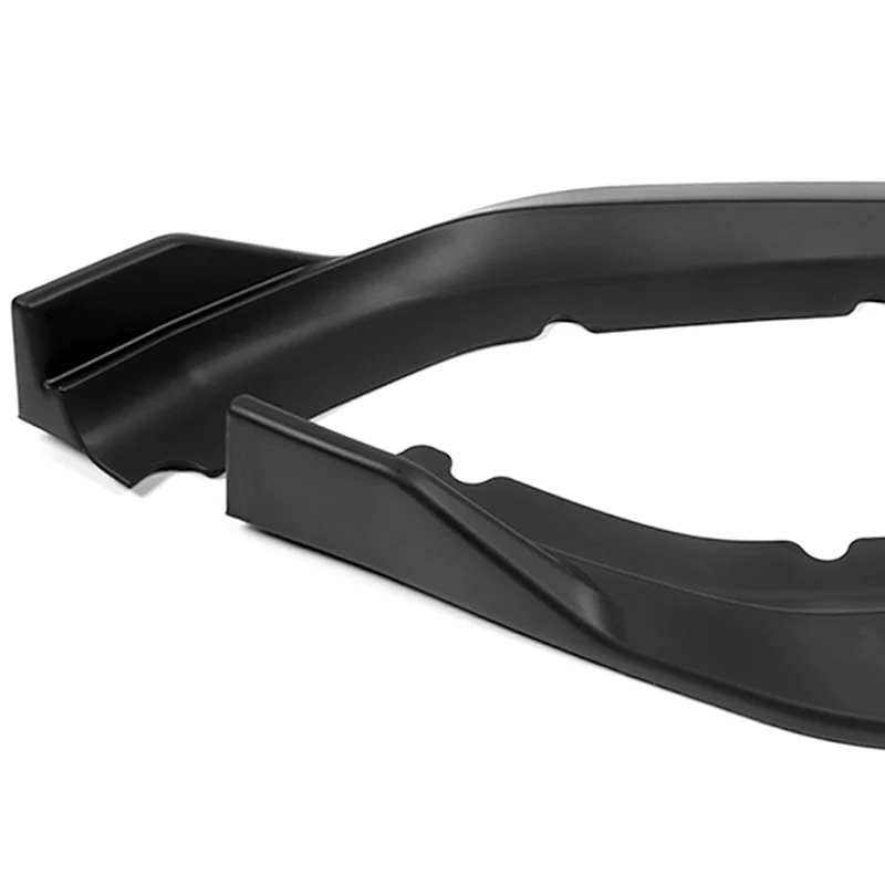 For 2016-2018 Nissan Altima Sedan 3-PCS Matt Black Front Bumper Splitter Spoiler Lip - Image 3