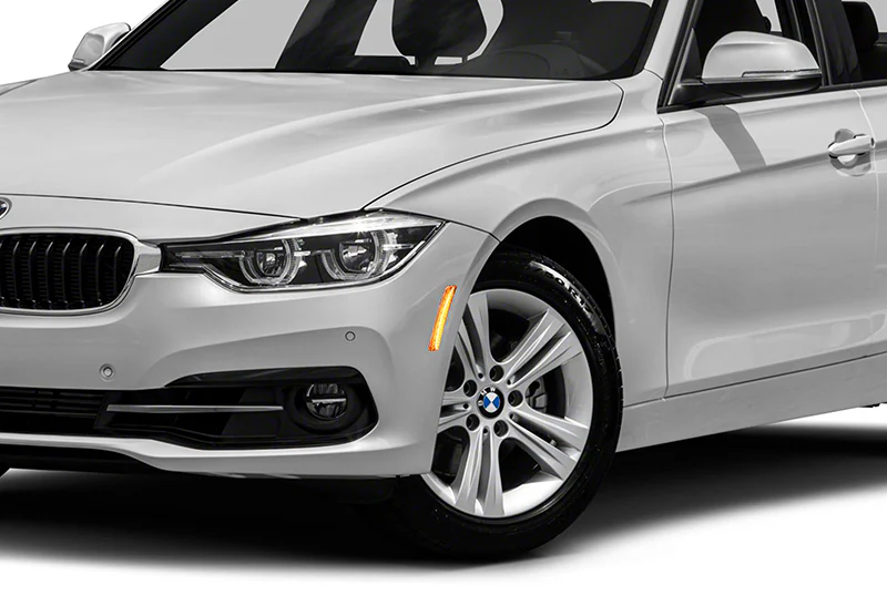For 2016-2019 BMW 3-Series F30 F31 F32 Amber LED Turn Signal Bumper Side Marker Lights -Clear Lens - Image 5