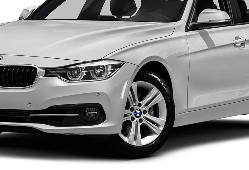 For 2016–2019 3-Series BMW F30 F31 F32 White LED Turn Signal Bumper Side Marker Lights -Clear Lens - Image 5