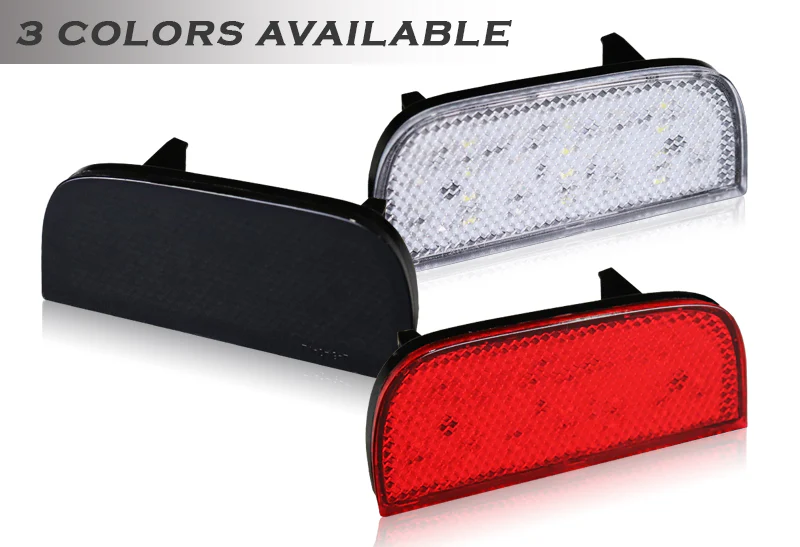 For 2016 – 2019 Honda Civic 10Th 54-LED Rear Bumper Reflector Stop Brake Light Kit -Red Lens - Image 5