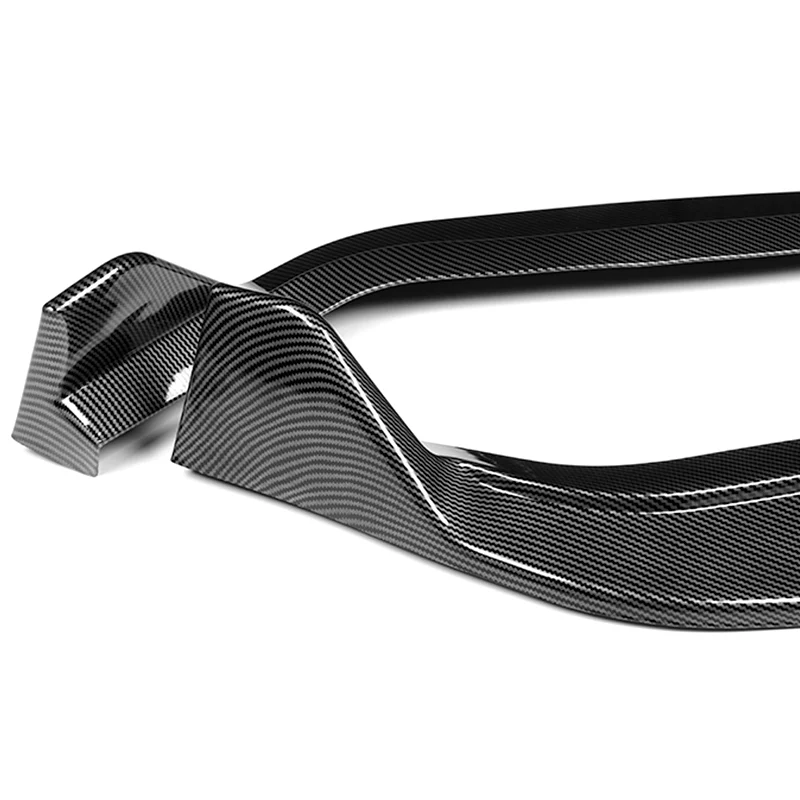 For 2016-2019 Lexus GS-Series Carbon Look V2-Style  3 Pcs Front Bumper Body Spoiler Lip - Image 3