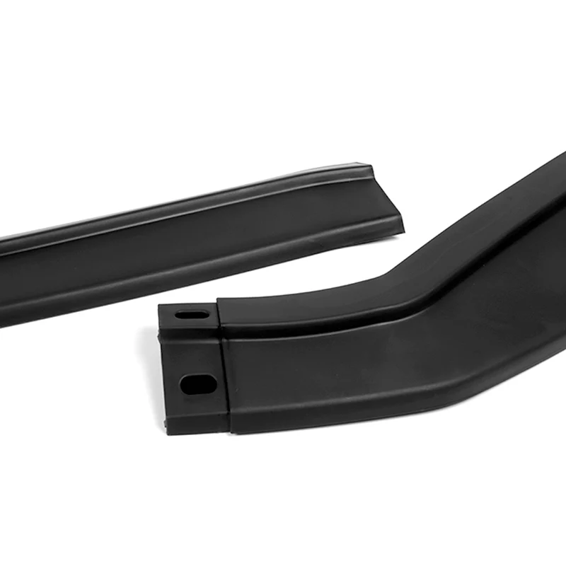 For 2016-2019 Lexus GS-Series Matt Black V2-Style  3 Pcs Front Bumper Body Spoiler Lip - Image 2