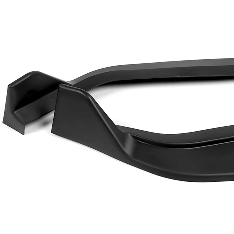 For 2016-2019 Lexus GS-Series Matt Black V2-Style  3 Pcs Front Bumper Body Spoiler Lip - Image 3