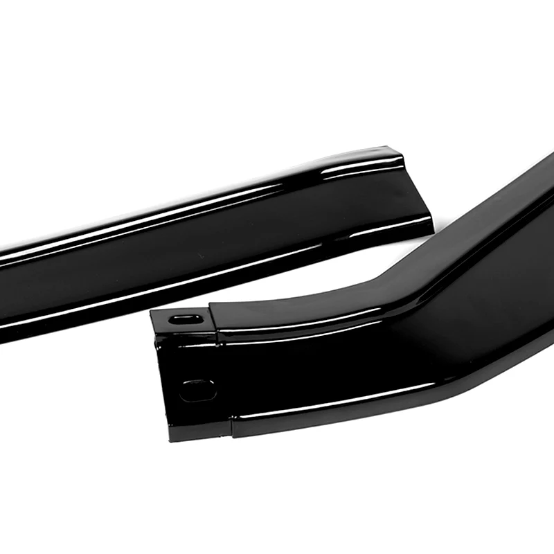 For 2016-2019 Lexus GS-Series Painted Black V2-Style 3Pcs  Front Bumper Spoiler Lip - Image 2