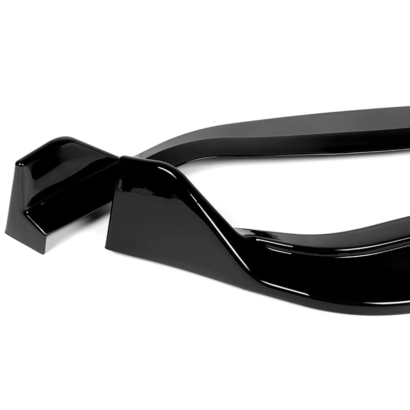 For 2016-2019 Lexus GS-Series Painted Black V2-Style 3Pcs  Front Bumper Spoiler Lip - Image 3